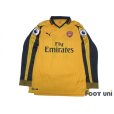 Photo1: Arsenal 2016-2017 Away Long Sleeve Shirt #11 Ozil w/tags (1)