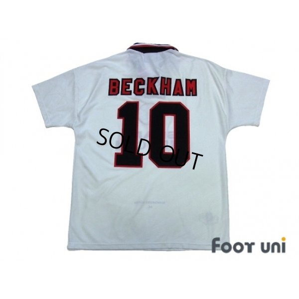Photo2: Manchester United 1996-1997 Away Shirt #10 Beckham