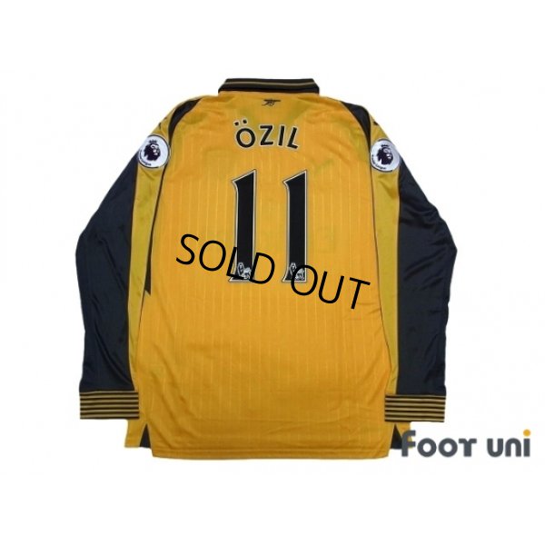 Photo2: Arsenal 2016-2017 Away Long Sleeve Shirt #11 Ozil w/tags
