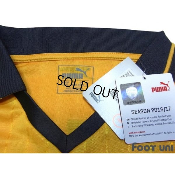 Photo5: Arsenal 2016-2017 Away Long Sleeve Shirt #11 Ozil w/tags