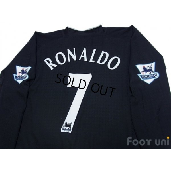 Photo4: Manchester United 2003-2005 Away Long Sleeve Shirt #7 Ronaldo BARCLAYCARD PREMIERSHIP Patch/Badge