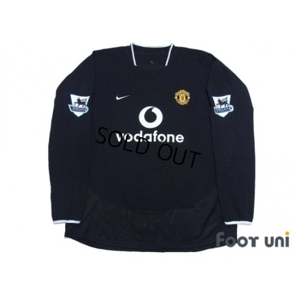 Photo1: Manchester United 2003-2005 Away Long Sleeve Shirt #7 Ronaldo BARCLAYCARD PREMIERSHIP Patch/Badge