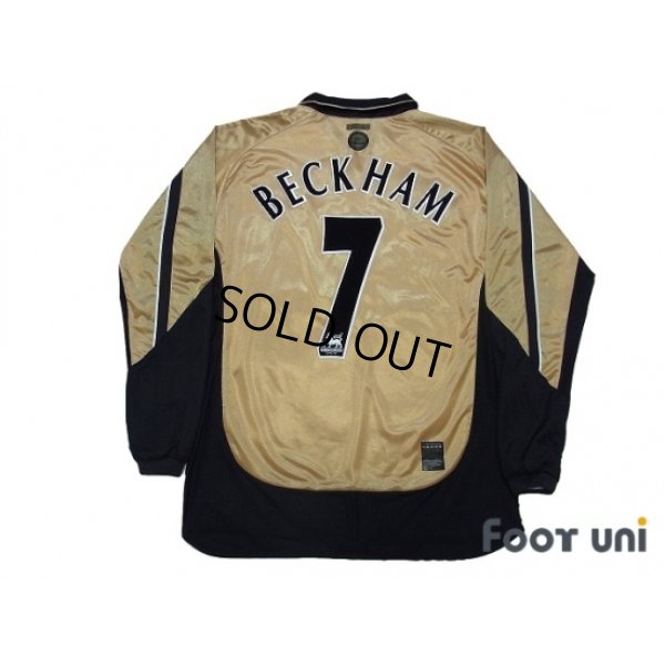 Photo2: Manchester United Centenario Reversible Long Sleeve Shirt #7 Beckham