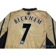 Photo4: Manchester United Centenario Reversible Long Sleeve Shirt #7 Beckham (4)