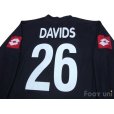 Photo4: Juventus 2001-2002 Away(CL) Long Sleeve Shirt #26 Davids