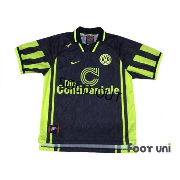 Photo1: Borussia Dortmund 1995-1996 Away Shirt