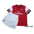 Photo1: Arsenal 2012-2013 Home Shirt and Shorts Set (1)