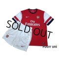 Arsenal 2012-2013 Home Shirt and Shorts Set