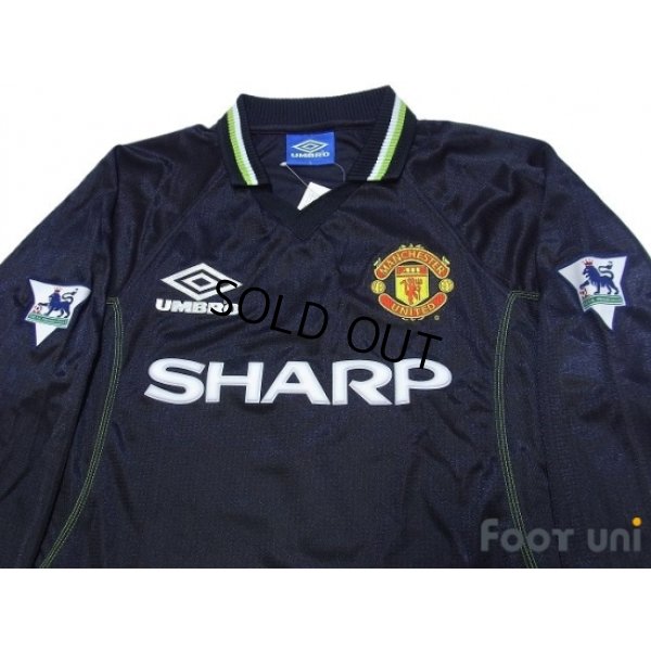 Photo3: Manchester United 1998-1999 3rd Long Sleeve Shirt #7 Beckham w/tags