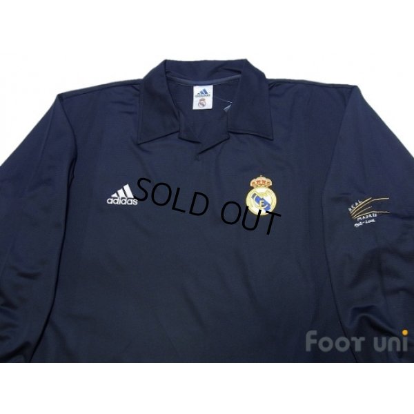 Photo3: Real Madrid 2001-2002 Away L/S Shirt #8 McManaman Centenario Embroidery w/tags
