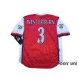 Photo2: Arsenal 1998-1999 Home Shirt #3 Winterburn w/tags (2)