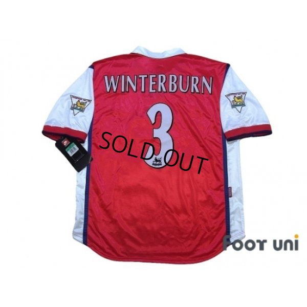 Photo2: Arsenal 1998-1999 Home Shirt #3 Winterburn w/tags