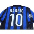 Photo4: Inter Milan 1998-1999 Home Shirt #10 Baggio Champions League Patch/Badge w/tags (4)