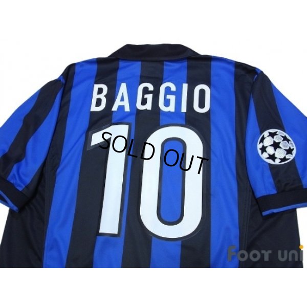 Photo4: Inter Milan 1998-1999 Home Shirt #10 Baggio Champions League Patch/Badge w/tags