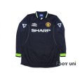 Photo1: Manchester United 1998-1999 3rd Long Sleeve Shirt #7 Beckham w/tags (1)