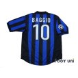 Photo2: Inter Milan 1998-1999 Home Shirt #10 Baggio Champions League Patch/Badge w/tags (2)