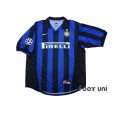 Photo1: Inter Milan 1998-1999 Home Shirt #10 Baggio Champions League Patch/Badge w/tags (1)