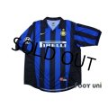 Inter Milan 1998-1999 Home Shirt #10 Baggio Champions League Patch/Badge w/tags