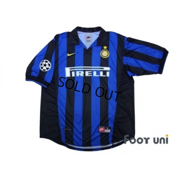 Photo1: Inter Milan 1998-1999 Home Shirt #10 Baggio Champions League Patch/Badge w/tags