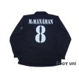 Photo2: Real Madrid 2001-2002 Away L/S Shirt #8 McManaman Centenario Embroidery w/tags (2)