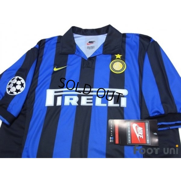 Photo3: Inter Milan 1998-1999 Home Shirt #10 Baggio Champions League Patch/Badge w/tags