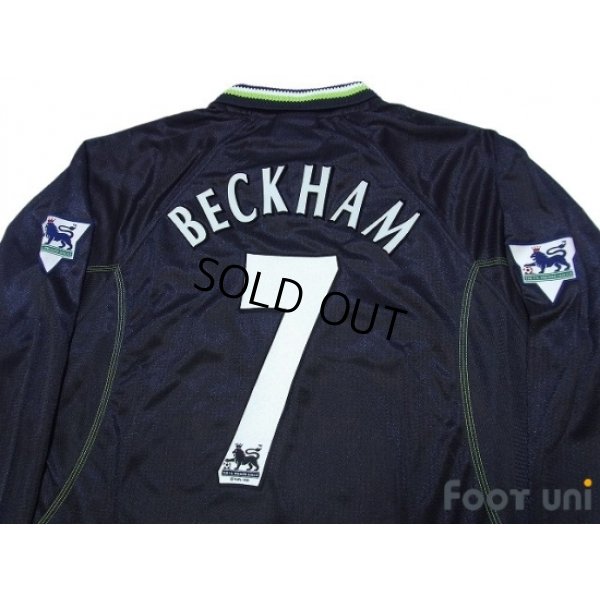 Photo4: Manchester United 1998-1999 3rd Long Sleeve Shirt #7 Beckham w/tags