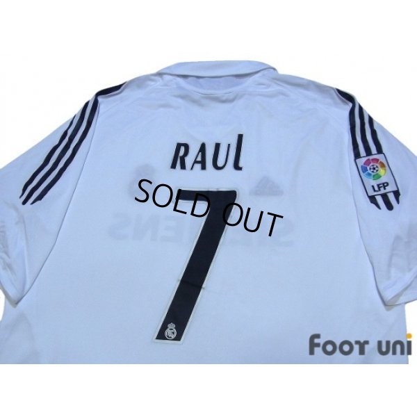 Photo4: Real Madrid 2005-2006 Home Shirt #7 Raul LFP Patch/Badge w/tags