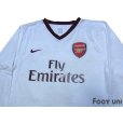 Photo3: Arsenal 2007-2008 Away Authentic Long Sleeve Shirt #4 Fabregas