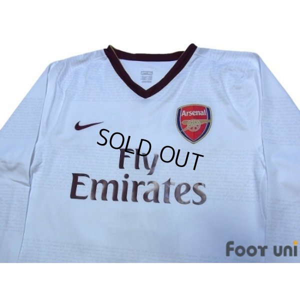Photo3: Arsenal 2007-2008 Away Authentic Long Sleeve Shirt #4 Fabregas