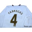 Photo4: Arsenal 2007-2008 Away Authentic Long Sleeve Shirt #4 Fabregas