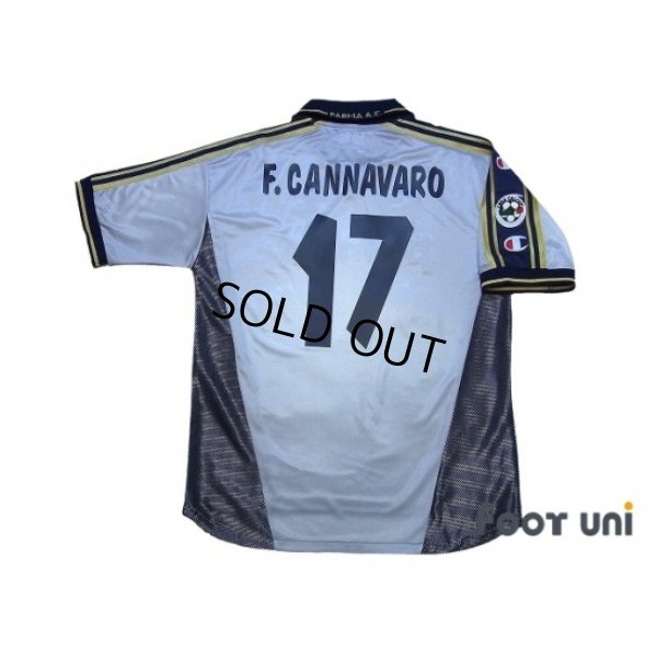 Photo2: Parma 2000-2001 3rd Shirt #17 F.Cannavaro Lega Calcio Patch/Badge