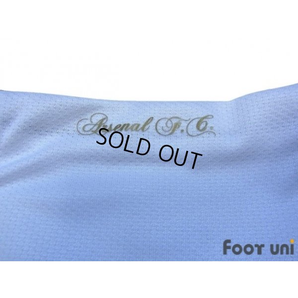 Photo8: Arsenal 2007-2008 Away Authentic Long Sleeve Shirt #4 Fabregas