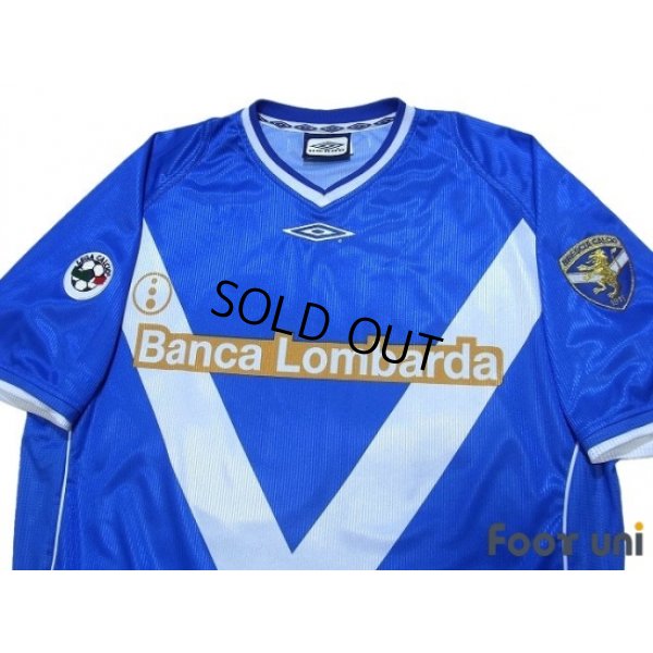 Photo3: Brescia 2002-2003 Home Shirt #10 Baggio Lega Calcio Patch/Badge