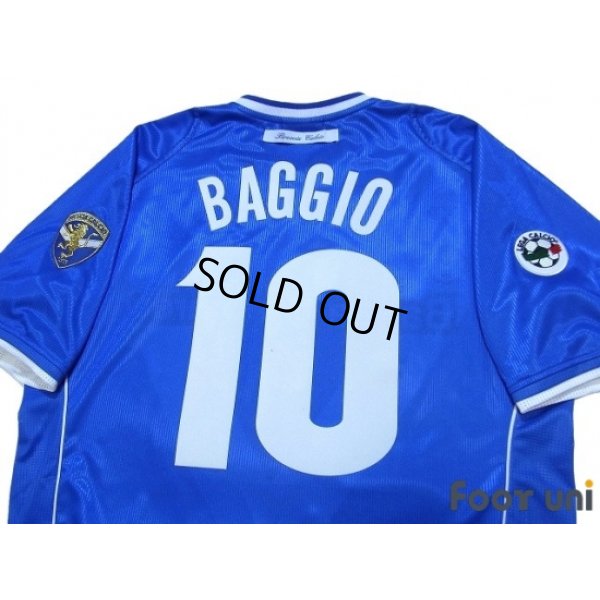 Photo4: Brescia 2002-2003 Home Shirt #10 Baggio Lega Calcio Patch/Badge