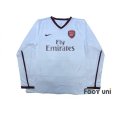 Photo1: Arsenal 2007-2008 Away Authentic Long Sleeve Shirt #4 Fabregas (1)