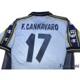 Photo4: Parma 2000-2001 3rd Shirt #17 F.Cannavaro Lega Calcio Patch/Badge (4)