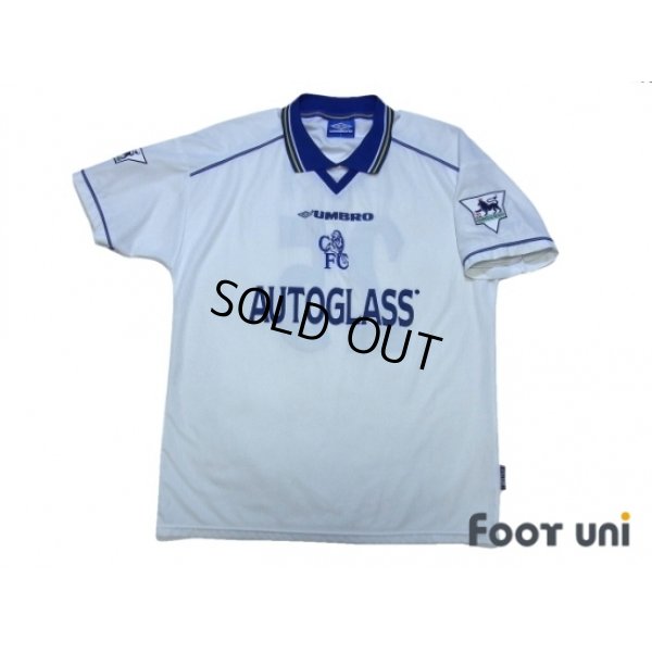 Photo1: Chelsea 1998-2000 Away Shirt #25 Zola The F.A. Premier League Patch/Badge
