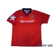 Photo1: Manchester United 1994-1996 Home Shirt #7 CL Patch/Badge (1)