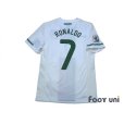 Photo2: Portugal 2010 Away Authentic Shirt #7 Ronaldo w/tags (2)