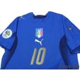 Photo3: Italy 2006 Home Authentic Shirt #10 Totti FIFA World Cup 2006 Germany Patch/Badge (3)