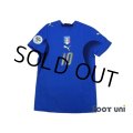 Italy 2006 Home Authentic Shirt #10 Totti FIFA World Cup 2006 Germany Patch/Badge