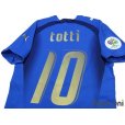 Photo4: Italy 2006 Home Authentic Shirt #10 Totti FIFA World Cup 2006 Germany Patch/Badge (4)