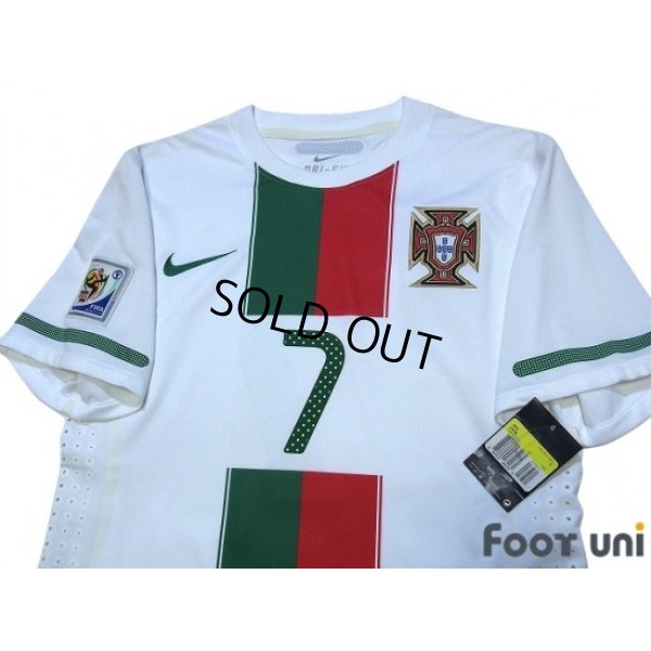 Photo3: Portugal 2010 Away Authentic Shirt #7 Ronaldo w/tags