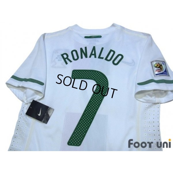 Photo4: Portugal 2010 Away Authentic Shirt #7 Ronaldo w/tags