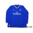 Photo1: Chelsea 2003-2005 Home Long Sleeve Shirt #16 Robben (1)