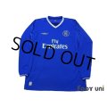 Chelsea 2003-2005 Home Long Sleeve Shirt #16 Robben