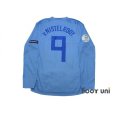 Photo2: Netherlands 2008 Away Authentic Long Sleeve Shirt #9 v. Nistelrooy UEFA Euro Qualifiers 2008 Patch/Badge w/tags (2)