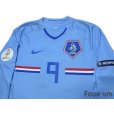 Photo3: Netherlands 2008 Away Authentic Long Sleeve Shirt #9 v. Nistelrooy UEFA Euro Qualifiers 2008 Patch/Badge w/tags