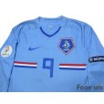 Photo3: Netherlands 2008 Away Authentic Long Sleeve Shirt #9 v. Nistelrooy UEFA Euro Qualifiers 2008 Patch/Badge w/tags