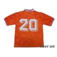 Photo2: Netherlands Euro 1992 Home Shirt #20 (2)